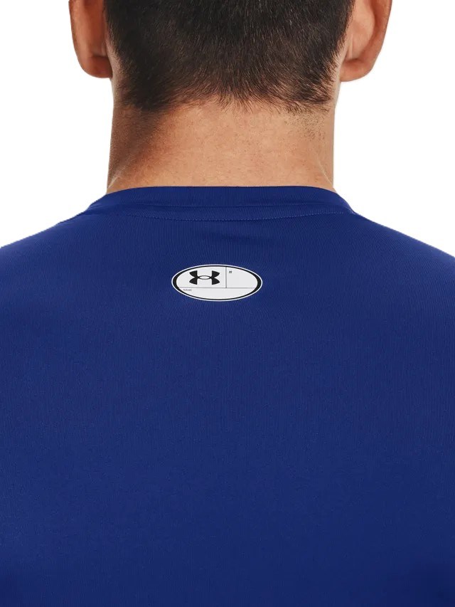 Under Armour HeatGear Comp pánský kompresní top, modré