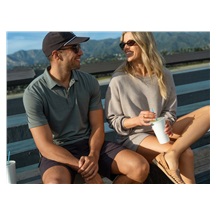 Travis Mathew The Heater pánské polo, balsam green