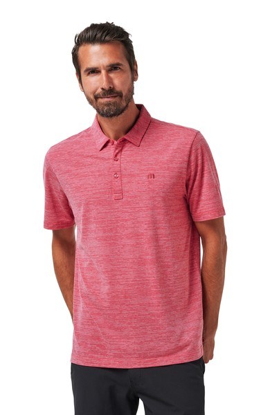 Travis Mathew The Heater pánské polo, heather scooter