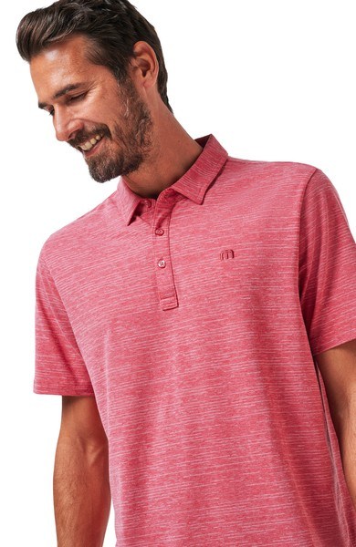Travis Mathew The Heater pánské polo, heather scooter