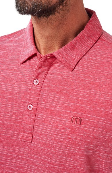 Travis Mathew The Heater pánské polo, heather scooter