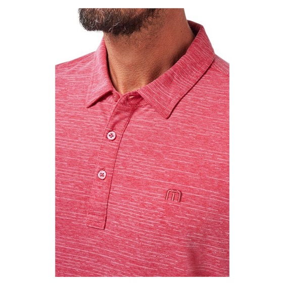 Travis Mathew The Heater pánské polo, heather scooter