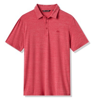 Travis Mathew The Heater pánské polo, heather scooter
