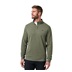 Travis Mathew Cloud Quarter Zip 2.0 pánská fleecová mikina, olivová