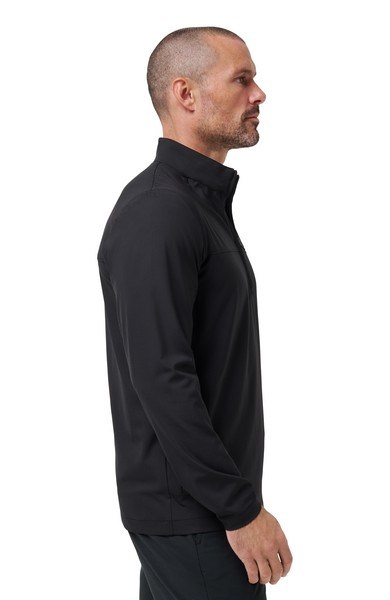 Travis Mathew Wanderlust quater zip pánská bunda, černá