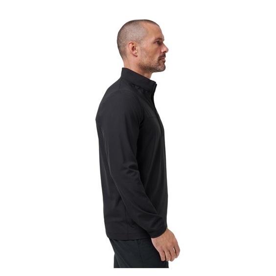 Travis Mathew Wanderlust quater zip pánská bunda, černá