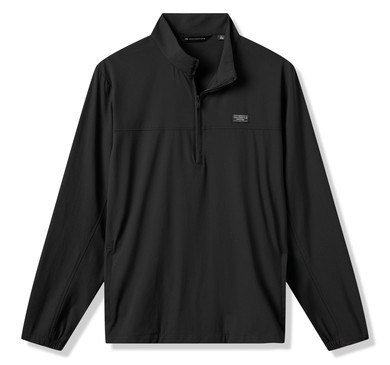 Travis Mathew Wanderlust quater zip pánská bunda, černá