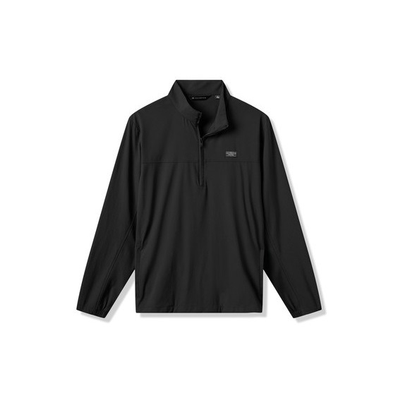 Travis Mathew Wanderlust quater zip pánská bunda, černá