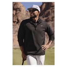 Travis Mathew Wanderlust quater zip pánská bunda, černá