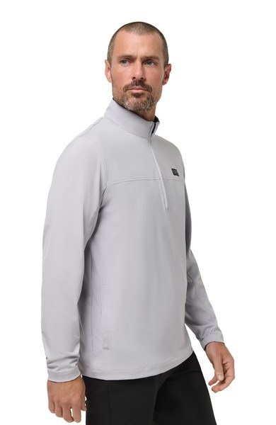 Travis Mathew Wanderlust quater zip pánská bunda, micro chip