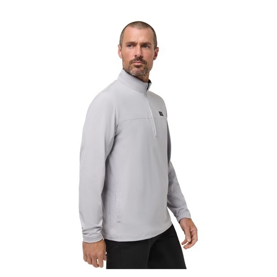 Travis Mathew Wanderlust quater zip pánská bunda, micro chip