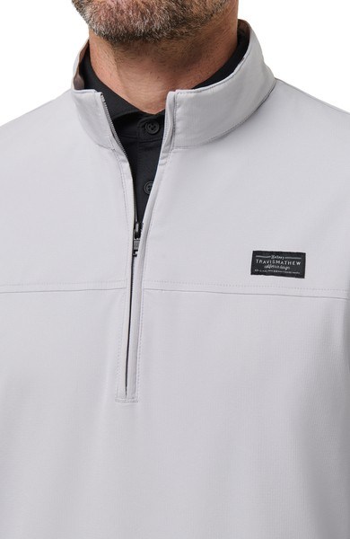 Travis Mathew Wanderlust quater zip pánská bunda, micro chip