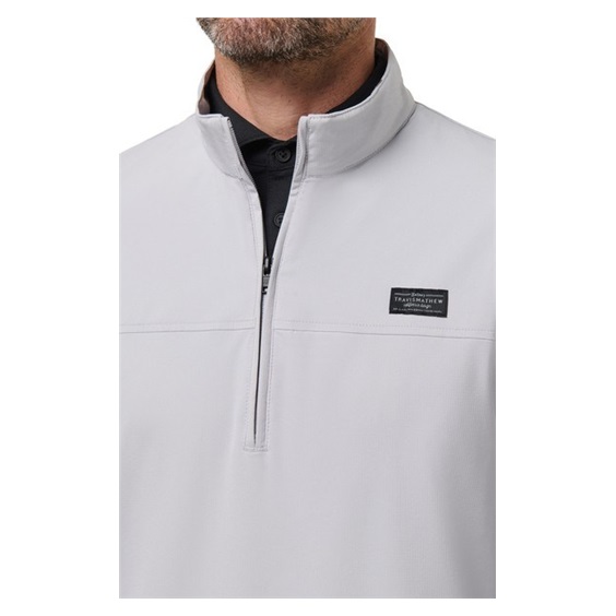Travis Mathew Wanderlust quater zip pánská bunda, micro chip