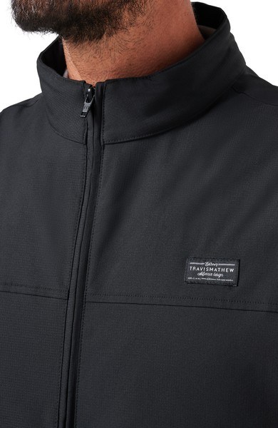Travis Mathew Wanderlust pánská vesta, černá