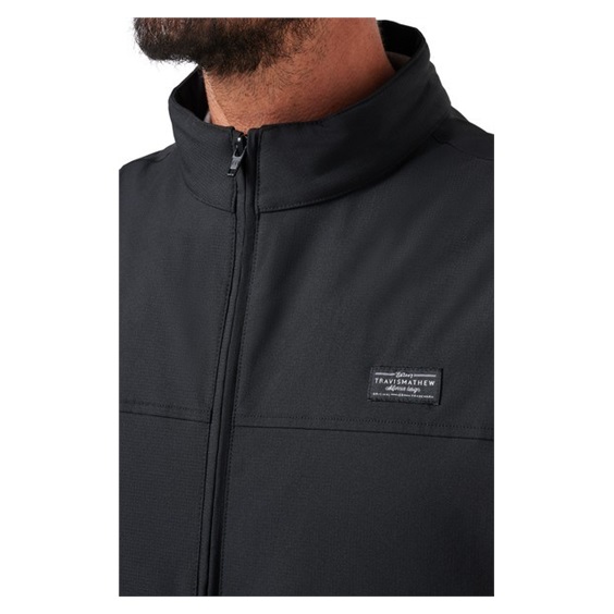 Travis Mathew Wanderlust pánská vesta, černá