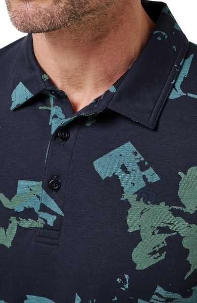 Travis Mathew Favorite Hello pánské polo, total eclipse