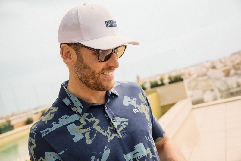 Travis Mathew Favorite Hello pánské polo, total eclipse