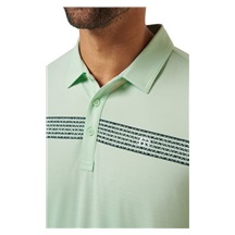 Travis Mathew River Boat pánské polo, aqua foam