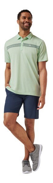 Travis Mathew River Boat pánské polo, aqua foam