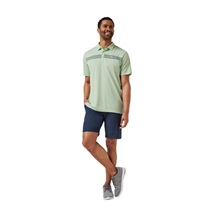 Travis Mathew River Boat pánské polo, aqua foam
