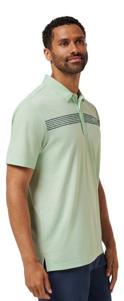 Travis Mathew River Boat pánské polo, aqua foam