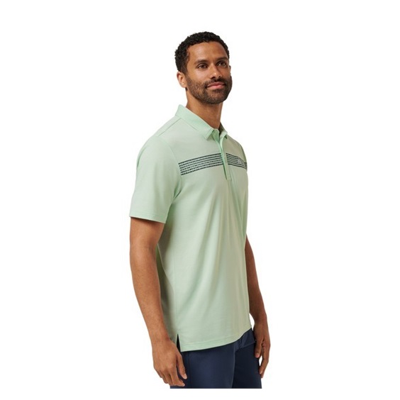 Travis Mathew River Boat pánské polo, aqua foam