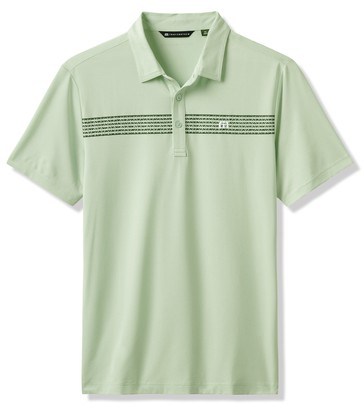 Travis Mathew River Boat pánské polo, aqua foam