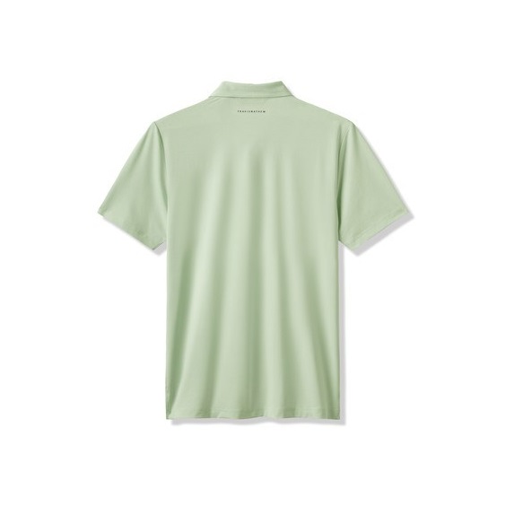 Travis Mathew River Boat pánské polo, aqua foam