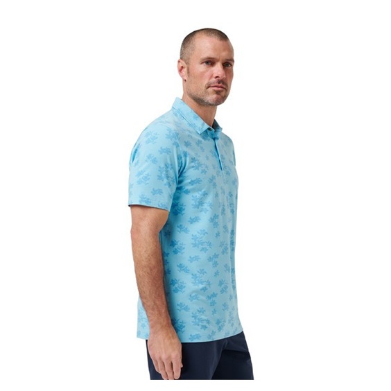 Travis Mathew Port Day pánské polo, air blue