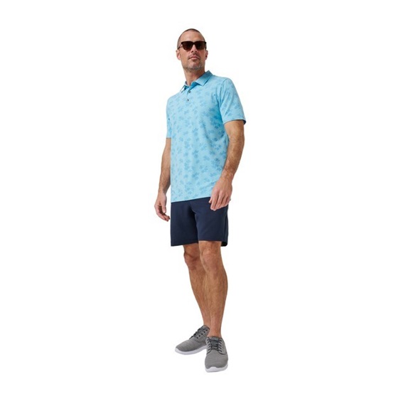 Travis Mathew Port Day pánské polo, air blue