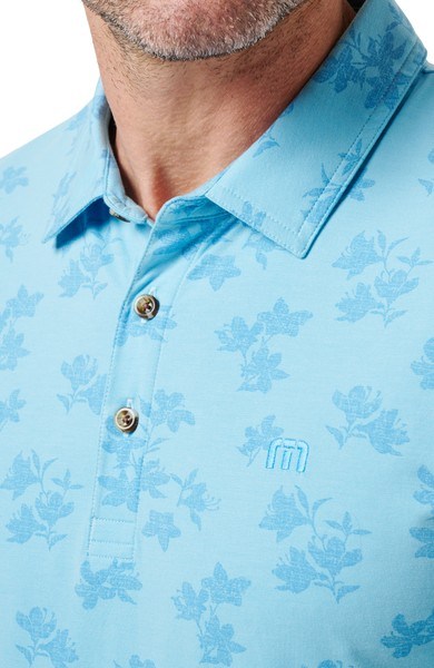 Travis Mathew Port Day pánské polo, air blue