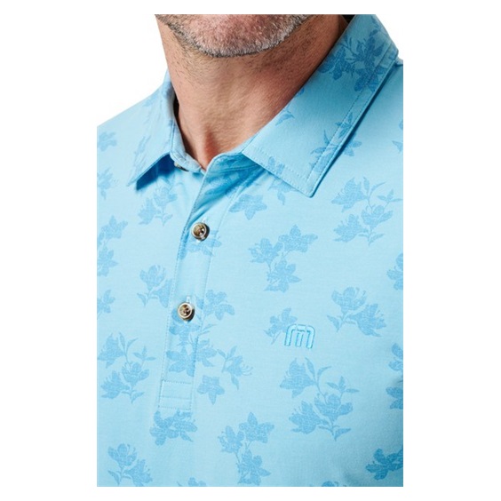 Travis Mathew Port Day pánské polo, air blue