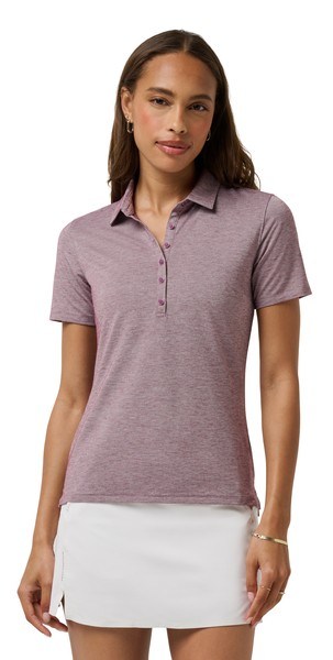 Travis Mathew Featherweight Active dámské polo, heather damson