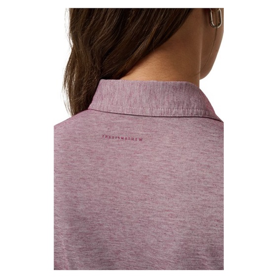 Travis Mathew Featherweight Active dámské polo, heather damson