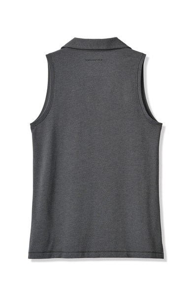 Travis Mathew Featherweight Active dámské polo bez rukávů, černé