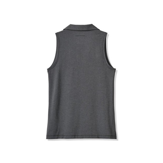 Travis Mathew Featherweight Active dámské polo bez rukávů, černé