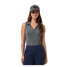 Travis Mathew Featherweight Active dámské polo bez rukávů, černé