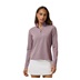 Travis Mathew Featherweightt Active zip long sleeve dámské polo, heather damson