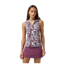 Travis Mathew Featherweight Printed Sleeveless polo bez rukávů, graystone floral multi