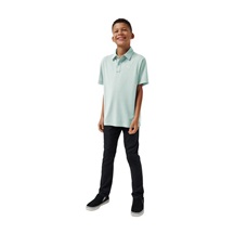 Travis Mathew The Heater junior polo, eggshell blue
