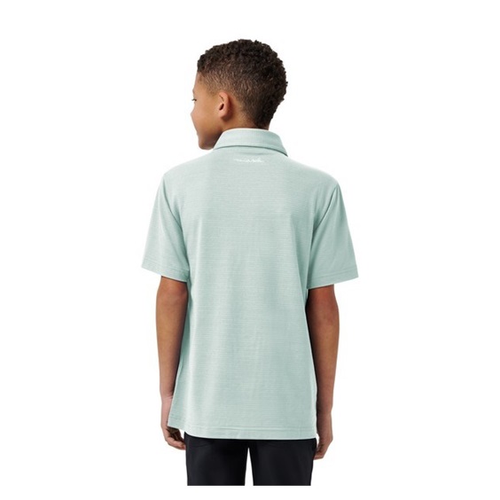Travis Mathew The Heater junior polo, eggshell blue