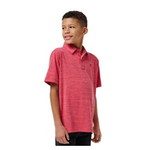 Travis Mathew The Heater junior polo, heather scooter