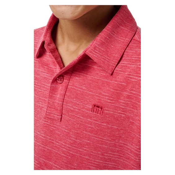 Travis Mathew The Heater junior polo, heather scooter