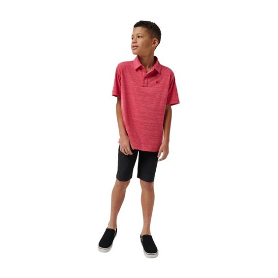 Travis Mathew The Heater junior polo, heather scooter