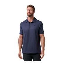 Travis Mathew Featherweight Performance pánské polo, total eclipse