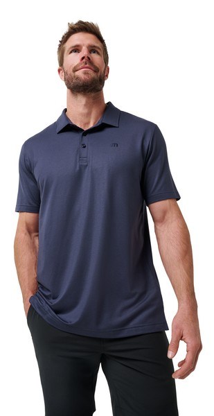 Travis Mathew Featherweight Performance pánské polo, total eclipse