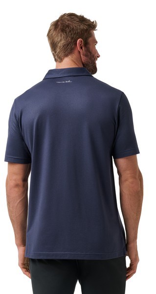Travis Mathew Featherweight Performance pánské polo, total eclipse