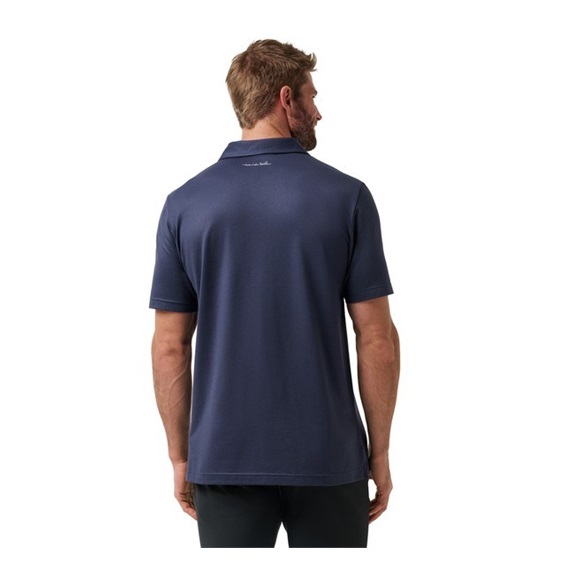 Travis Mathew Featherweight Performance pánské polo, total eclipse