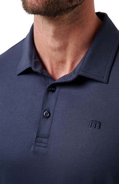 Travis Mathew Featherweight Performance pánské polo, total eclipse