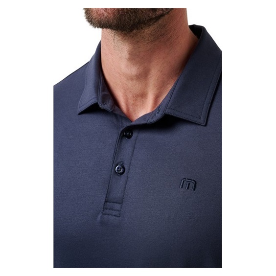 Travis Mathew Featherweight Performance pánské polo, total eclipse